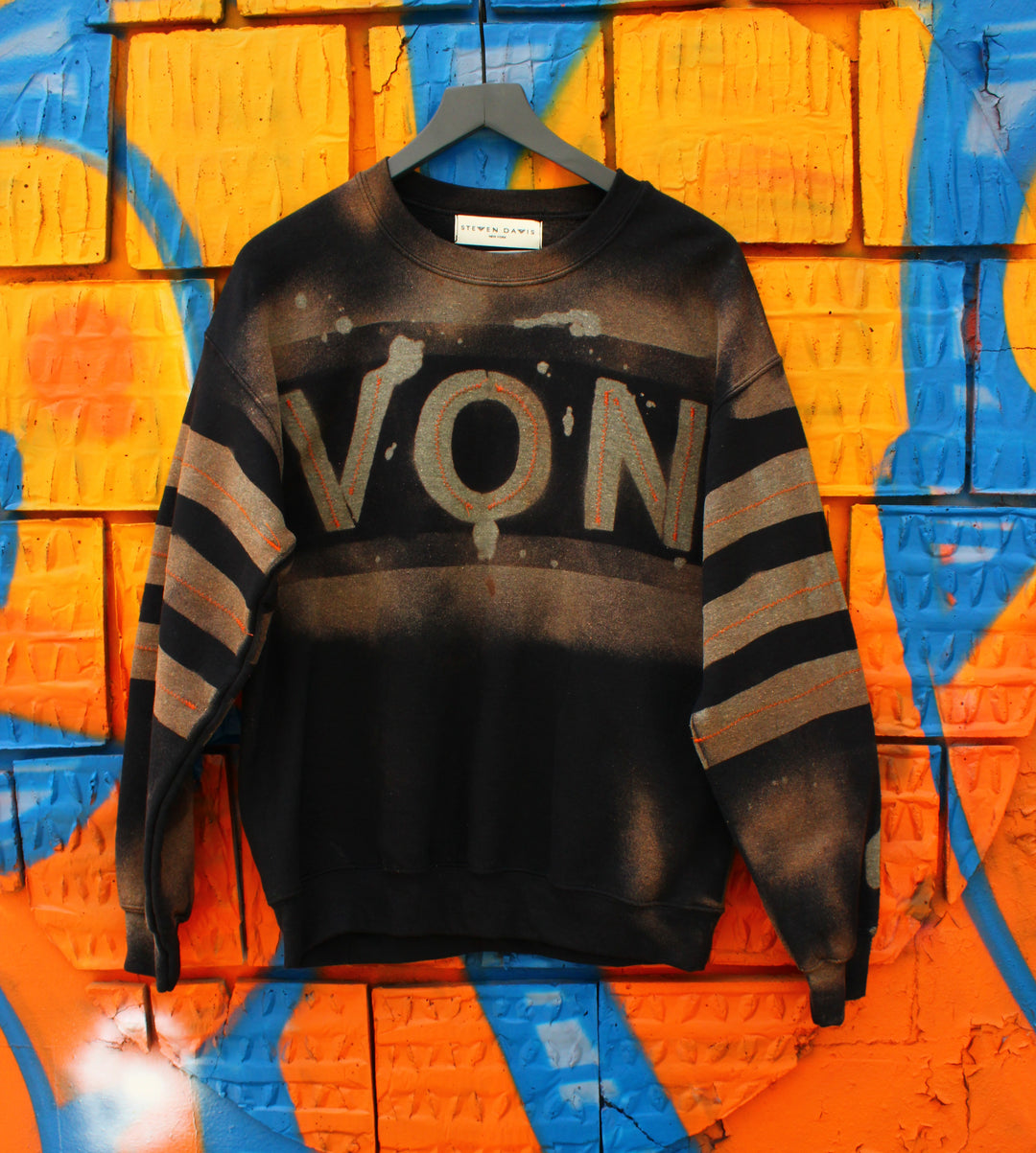 V.O.N. | Victims Of the Night 1/1  Grunge Sweatshirt | STEVEN DAVIS NEW YORK