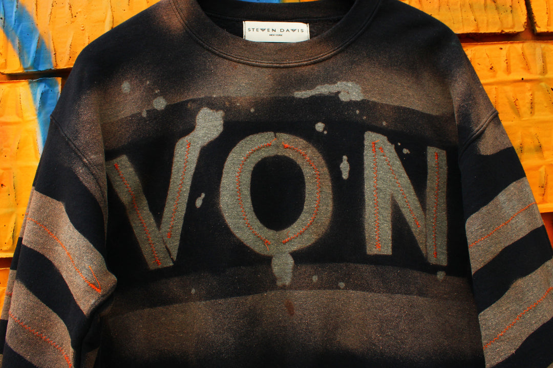 V.O.N. | Victims Of the Night 1/1  Grunge Sweatshirt | STEVEN DAVIS NEW YORK