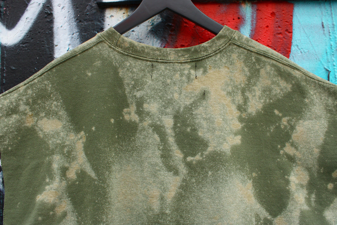 INDUSTRIAL ACID GRUNGE SLEEVELESS SWEATSHIRT